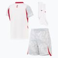 Kinder-Fußballset Nike Dri-Fit Poland Stadium Home Kit white/field silver 2