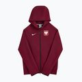 Herren-Fußballtrikot Nike Tech Fleece Poland Full Zip Hoodie team red 3