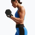Damen Trainingsshorts Nike Pro Sculpt Dri-Fit High-Waisted Biker 5" light photo blue/black/white 5