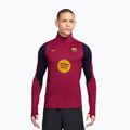 Herren-Fußballtrikot Nike FC Barcelona Strike Soccer Drill Top noble red/mineral yellow/mineral yellow