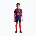 Kinder-Fußballtrikot Nike FC Barcelona Dri-Fit Pre-Match noble red/mineral yellow 3