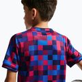 Kinder-Fußballtrikot Nike FC Barcelona Dri-Fit Pre-Match noble red/mineral yellow 7