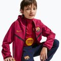Kinder Fußballjacke Nike FC Barcelona Tech Full Zip noble red/black/mineral yellow 6