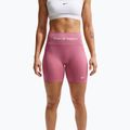 Damen Trainingsshorts Nike Pro Seamless High Waisted Biker 5" peony/white 5