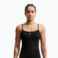 Damen Trainingsshirt Nike One Medium Support schwarz/weiß