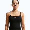 Damen Trainingsshirt Nike One Medium Support schwarz/weiß 4