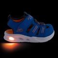 SKECHERS S-Lights Sola Glow blau/limette Kindersandalen 8