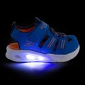 SKECHERS S-Lights Sola Glow blau/limette Kindersandalen 9