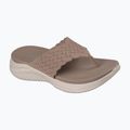 Damen-Pantoletten SKECHERS Ultra Flex 3.0 Rhythm Waves brown