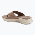 Damen-Pantoletten SKECHERS Ultra Flex 3.0 Rhythm Waves brown 3
