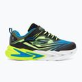 Kinder-Schuhe SKECHERS Flex-Glow Ultra schwarz/blau/lime 2