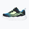 Kinderschuhe SKECHERS Flex-Glow Ultra schwarz/blau/lime 3