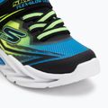 Kinderschuhe SKECHERS Flex-Glow Ultra schwarz/blau/lime 7