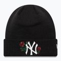 Damen Wintermütze New Era Sequin Rose Beanie New York Yankees schwarz