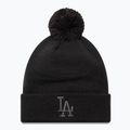 Damen Wintermütze New Era Metallic Bobble Los Angeles Dodger Schwarz