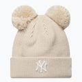 Damen Wintermütze New Era Double Pom Beanie New York Yankees stone