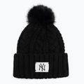 Damen Wintermütze New Era Cable Wide New York Yankees schwarz