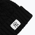 Damen Wintermütze New Era Cable Wide New York Yankees schwarz 3