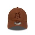 Wintermütze New Era League Essential 9Forty New York Yankees dunkel kastanienbraun 3