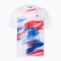 Herren-Tennis-T-Shirt HEAD Blur royal/print