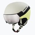 Kinder-Skihelm HEAD Yuki Visor Jr lime swirl/silver/red