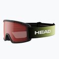 Kinder-Skibrille HEAD Contex Yuki Jr red/lime
