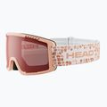 Kinder-Skibrille HEAD Contex Yuki Jr red/peach