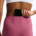 Damen-Trainingsleggings Nike One pink smoke/white 6
