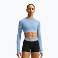 Damen-Longsleeve Nike Pro work blue/white