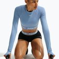 Damen-Longsleeve Nike Pro work blue/white 3