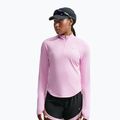 Laufpullover für Damen Nike Tempo Dri-Fit 1/4 Zip pink rise