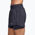 Damen-Shorts Nike One Dri-Fit High-Waisted 3" 2In1 gridiron/white 3