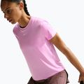 Damen-Trainingsshirt Nike One Classic pink rise/white 5