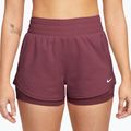 Damen Trainingsshorts Nike One pink smoke/white