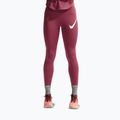 Damenleggings Nike Tempo Swoosh Run pink smoke/white
