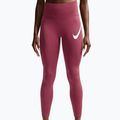 Damenleggings Nike Tempo Swoosh Run pink smoke/white 5