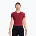 Damen-Trainingsshirt Nike Pro Seamless tough red/white