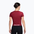 Damen-Trainingsshirt Nike Pro Seamless tough red/white 2