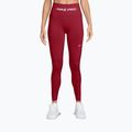 Damenleggings Nike Pro Seamless tough red/white