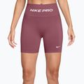 Damen Trainingsshorts Nike Pro Seamless pink smoke/white