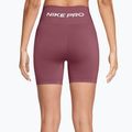 Damen Trainingsshorts Nike Pro Seamless pink smoke/white 2