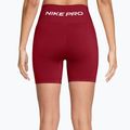 Damen Trainingsshorts Nike Pro Seamless tough red/white 2
