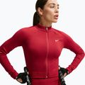 Damen-Trainingssweatshirt Nike Pro Seamless tough red/white