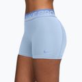 Damen Trainingsshorts Nike Pro hydrogen blue/aluminum 3