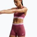 Damen Trainingsshorts Nike Pro pink smoke/bleached lilac 4