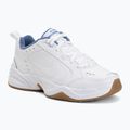 Herren Trainingsschuhe Nike Air Monarch IV white/indigo storm/gum light brown/white