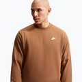 Herrenpullover Nike Club ale brown/white 5