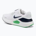 Herren-Laufschuhe Nike Structure 26 white/green spark/midnight navy 3