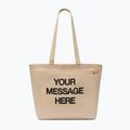 Tasche Nike Heritage "Your Message Here" Tote 22 l oatmeal/safety orange/safety orange