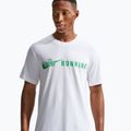 Herren-Laufshirt Nike Dri-Fit Running T-Shirt white/green spark 4
